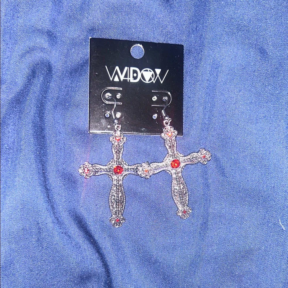Cross earrings